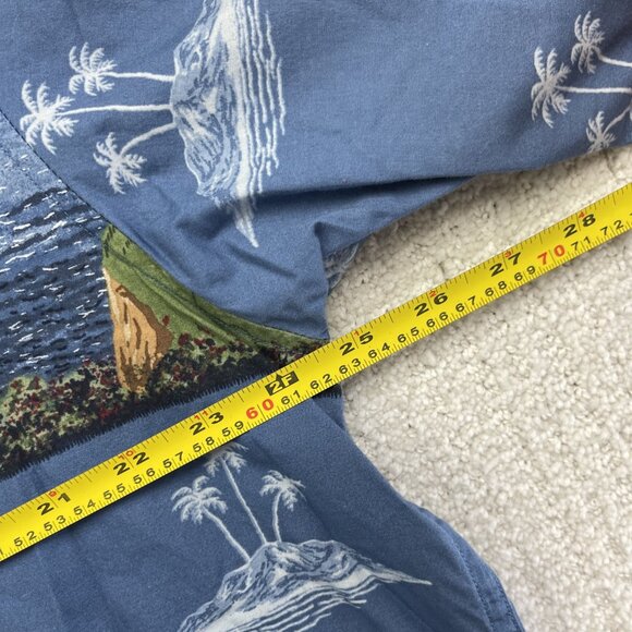 VTG Y2K Retreat Mens Golf Hawaiian AOP Shirt Size 2XL Short Sleeve Button Up - Picture 9 of 16